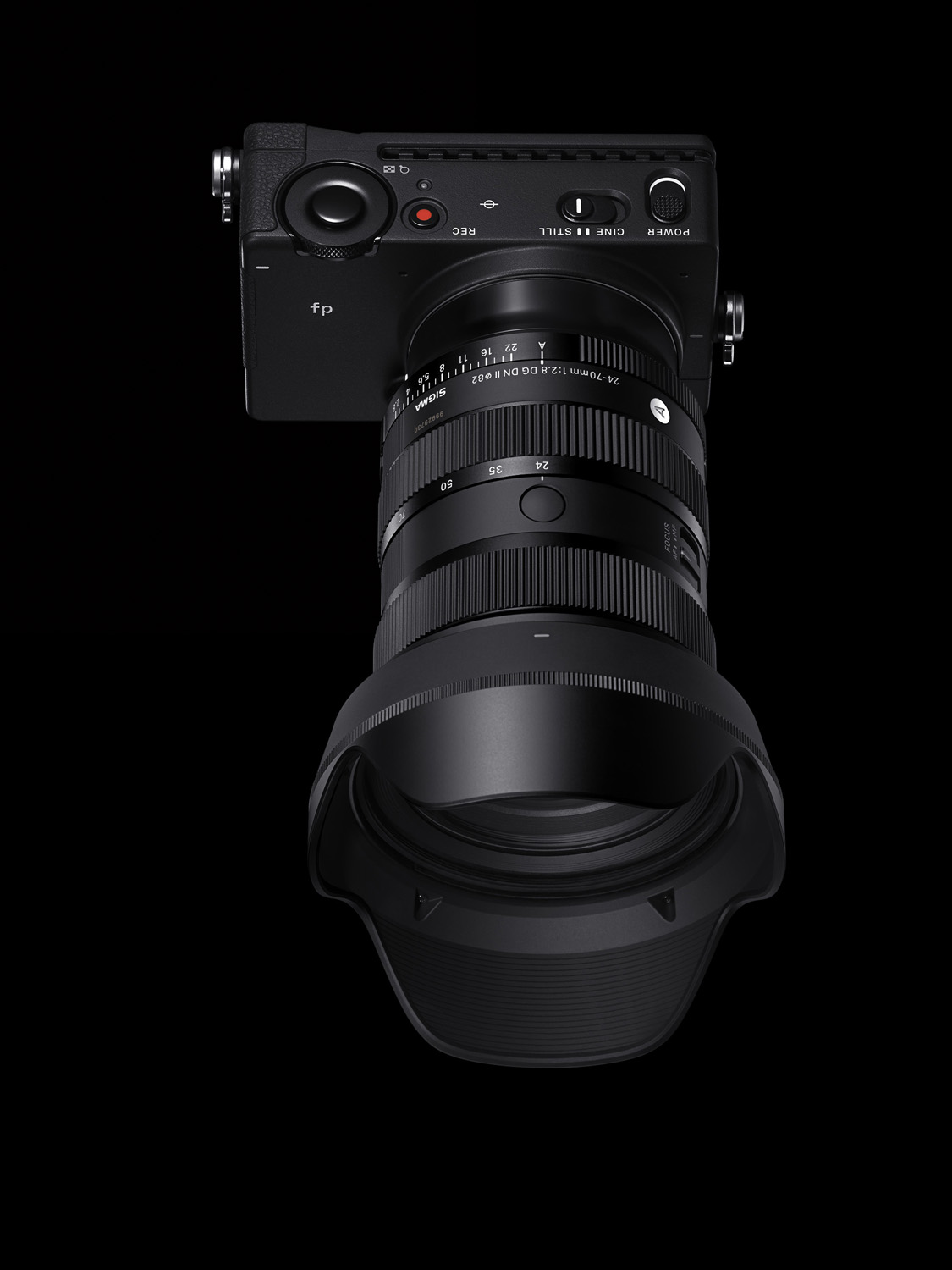 Product photo of Sigma 24-70mm f/2.8 DG DN II | Art on black background