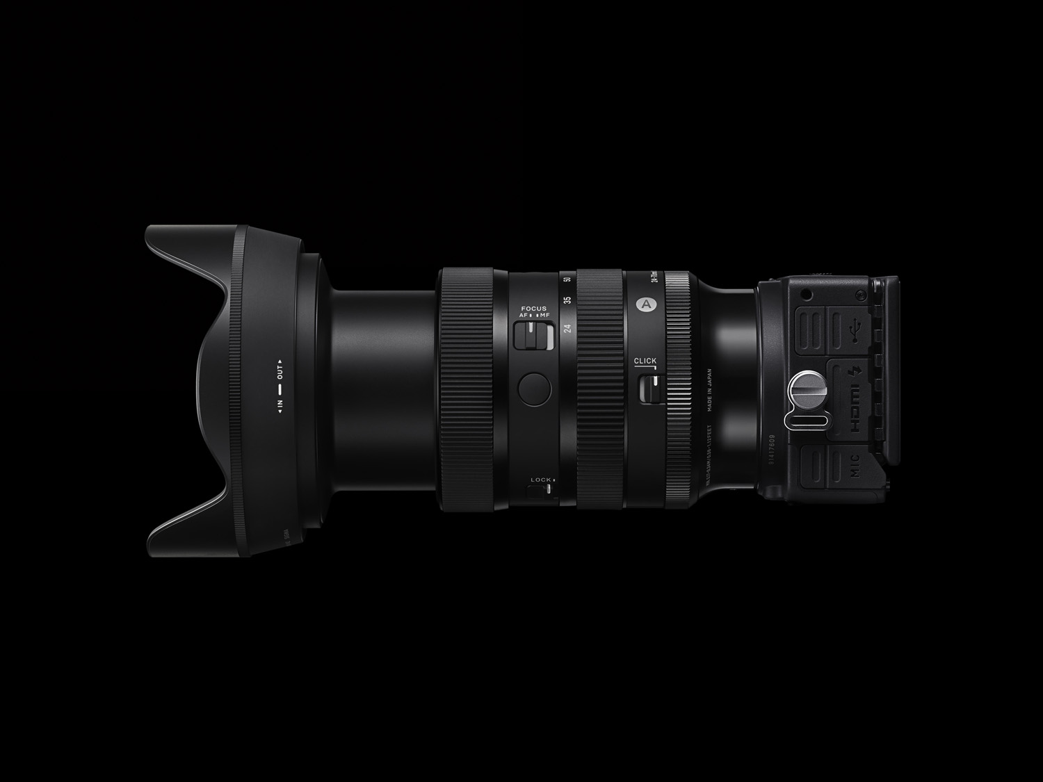 Product photo of Sigma 24-70mm f/2.8 DG DN II | Art on black background